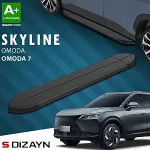 S-Dizayn Omoda Omoda7 Skyline Siyah Yan Basamak 183 Cm 2025 Üzeri A+ Kalite