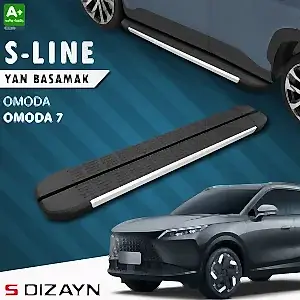 S-Dizayn Omoda Omoda7 S-Line Aluminyum Yan Basamak 183 Cm 2025 Üzeri A+ Kalite