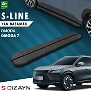 S-Dizayn Omoda Omoda7 S-Line Siyah Yan Basamak 183 Cm 2025 Üzeri A+ Kalite