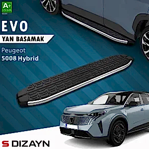 S-Dizayn Peugeot 5008 3 Hybrid Evo Krom Yan Basamak 203 Cm 2024 Üzeri A+ Kalite