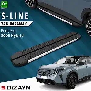 S-Dizayn Peugeot 5008 3 Hybrid S-Line Aluminyum Yan Basamak 203 Cm 2024 Üzeri A+ Kalite