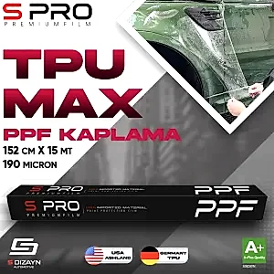 S Pro Ppf Boya Koruma Filmi Tpu Max 190Mic 152Cm/15Mt