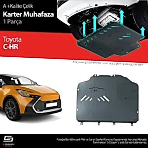 S-Dizayn Toyota C-Hr Çelik Karter Muhafaza 2023 Üzeri A+ Kalite