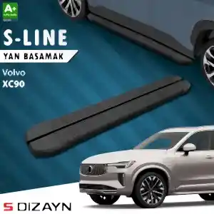 S-Dizayn Volvo Xc90 Makyajlı Benzinli S-Line Siyah Yan Basamak 203 Cm 2024 Üzeri A+ Kalite