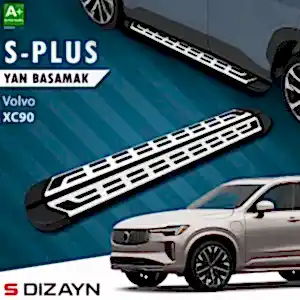 S-Dizayn Volvo Xc90 Makyajlı Hybrid S-Plus Gri Yan Basamak 203 Cm 2024 Üzeri A+ Kalite